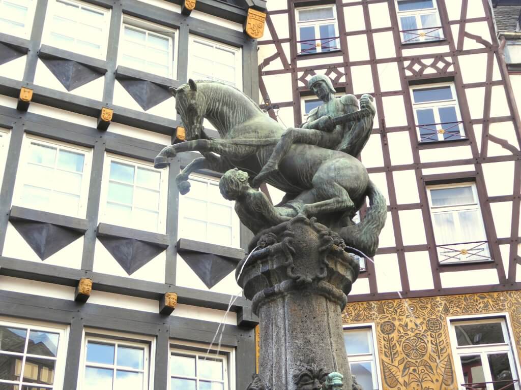 Cochem - Standbeeld St Maarten