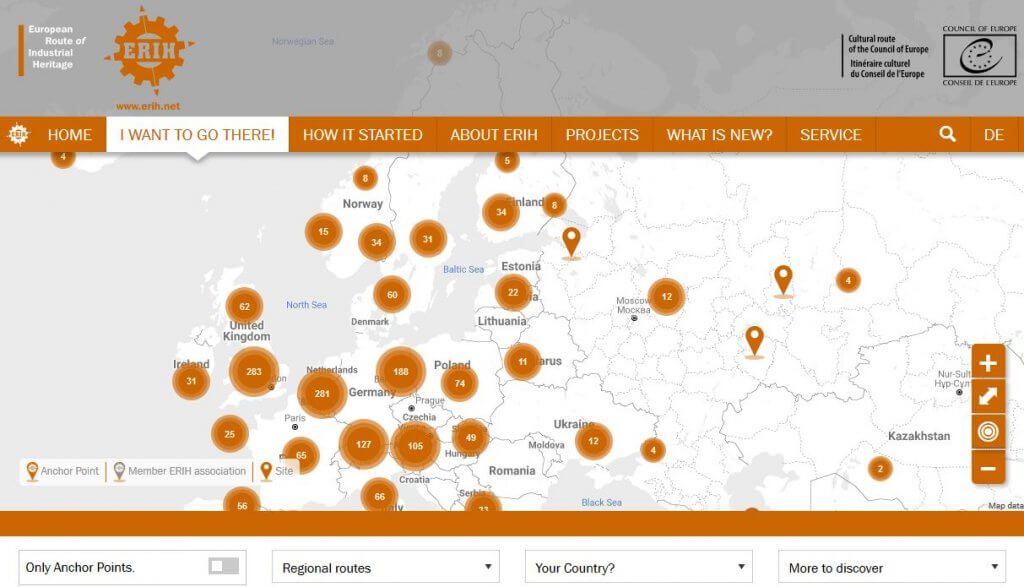 ERIH European Route of Industrial Heritage