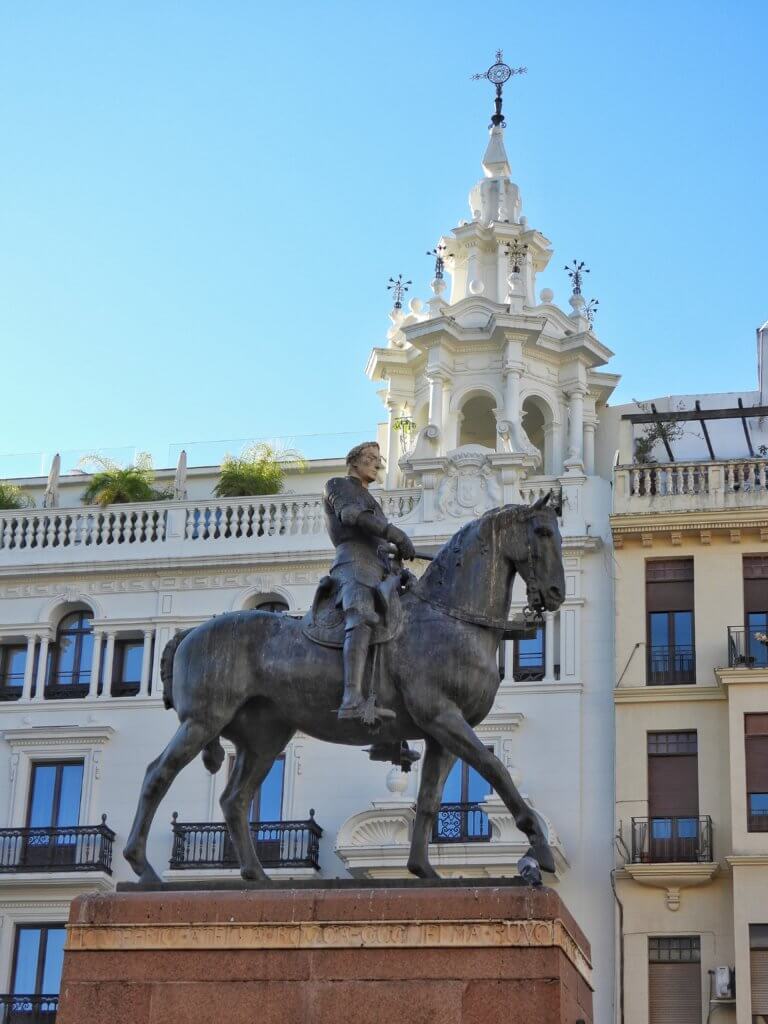 Córdoba - Plaza de las Tendillas Monumento al Gran Capitan