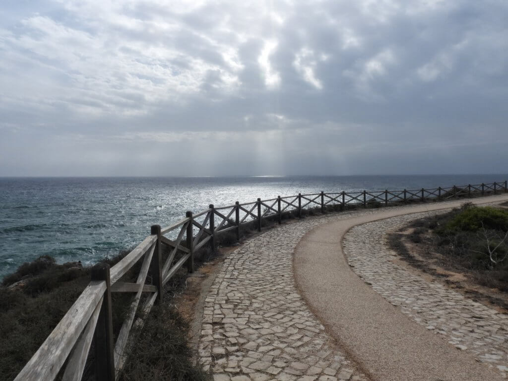 Atlantische ceaan vanaf Fortaleza de Sagres