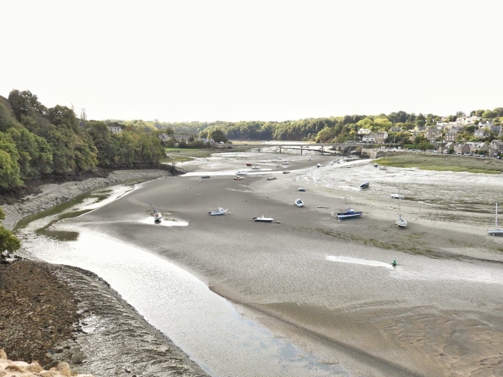 Het wordt vloed, het water stijgt langzaam in de rivier