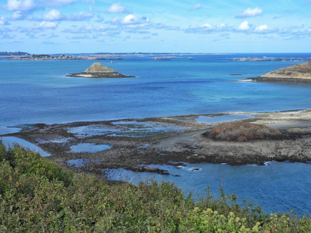 Prachtig weids uitzicht ove r de baai