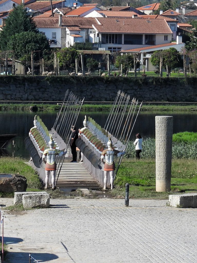 Estátuas soldados Romanos