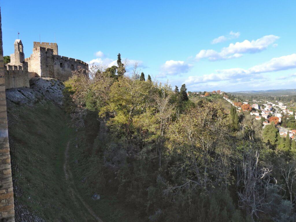 Uitzicht vanaf het kasteel