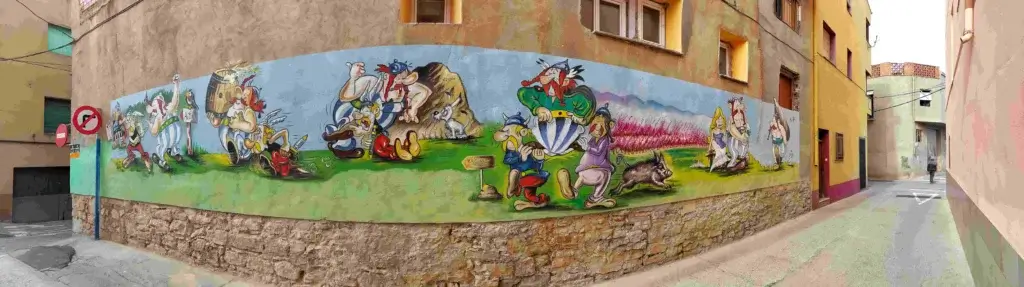 Asterix muurtekening